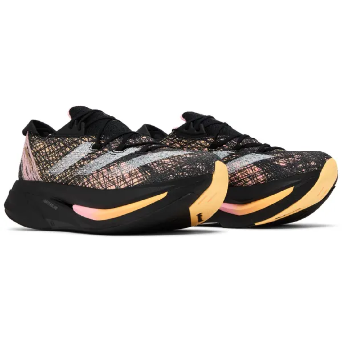 Adidas Men's Black/Spark Adizero Prime X 2.0 Strung Sneakers, ID0267 (No Box)