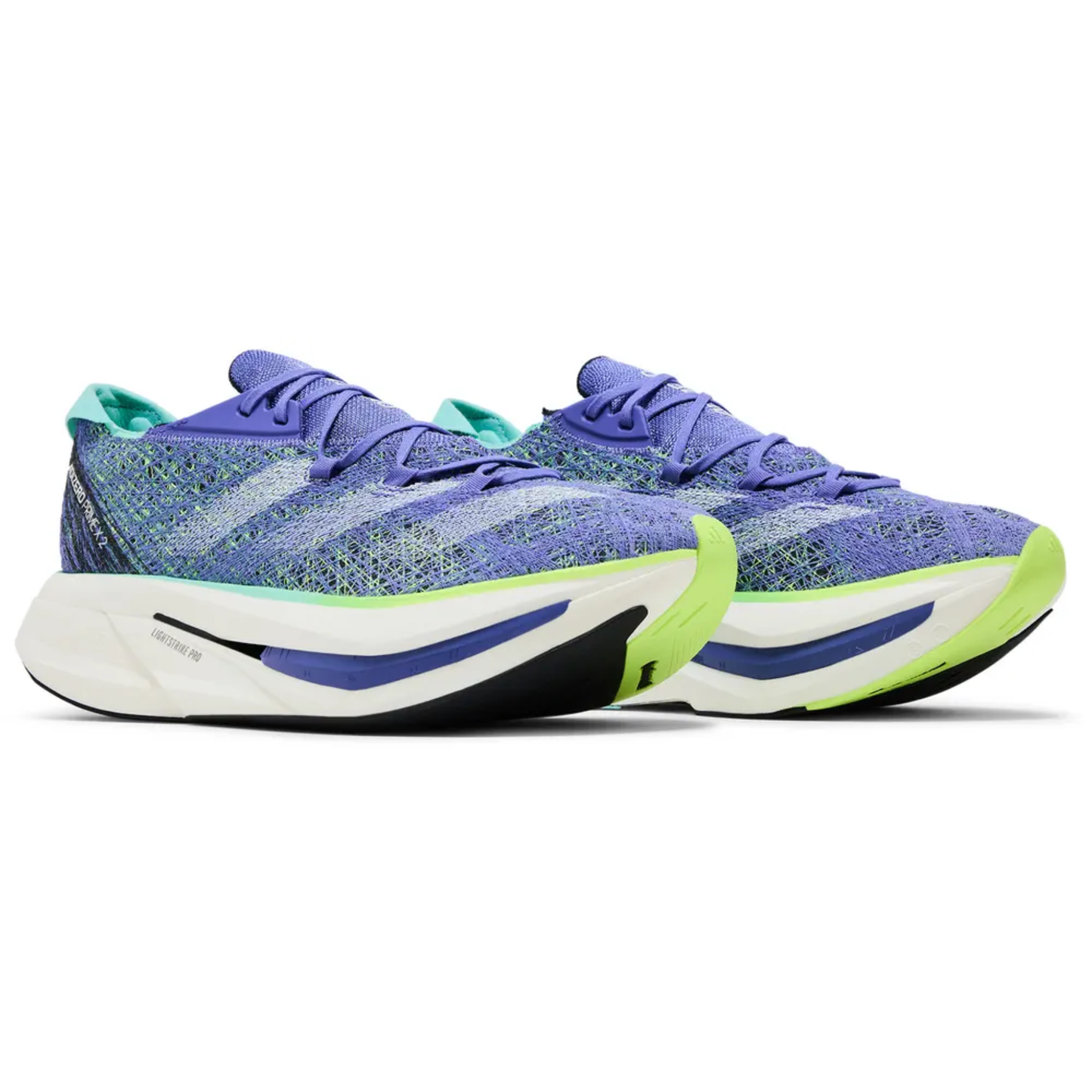 Adidas Men's Blue/Lucid Lemon Adizero Prime X 2.0 Strung Shoes, IF1209 (No Box)