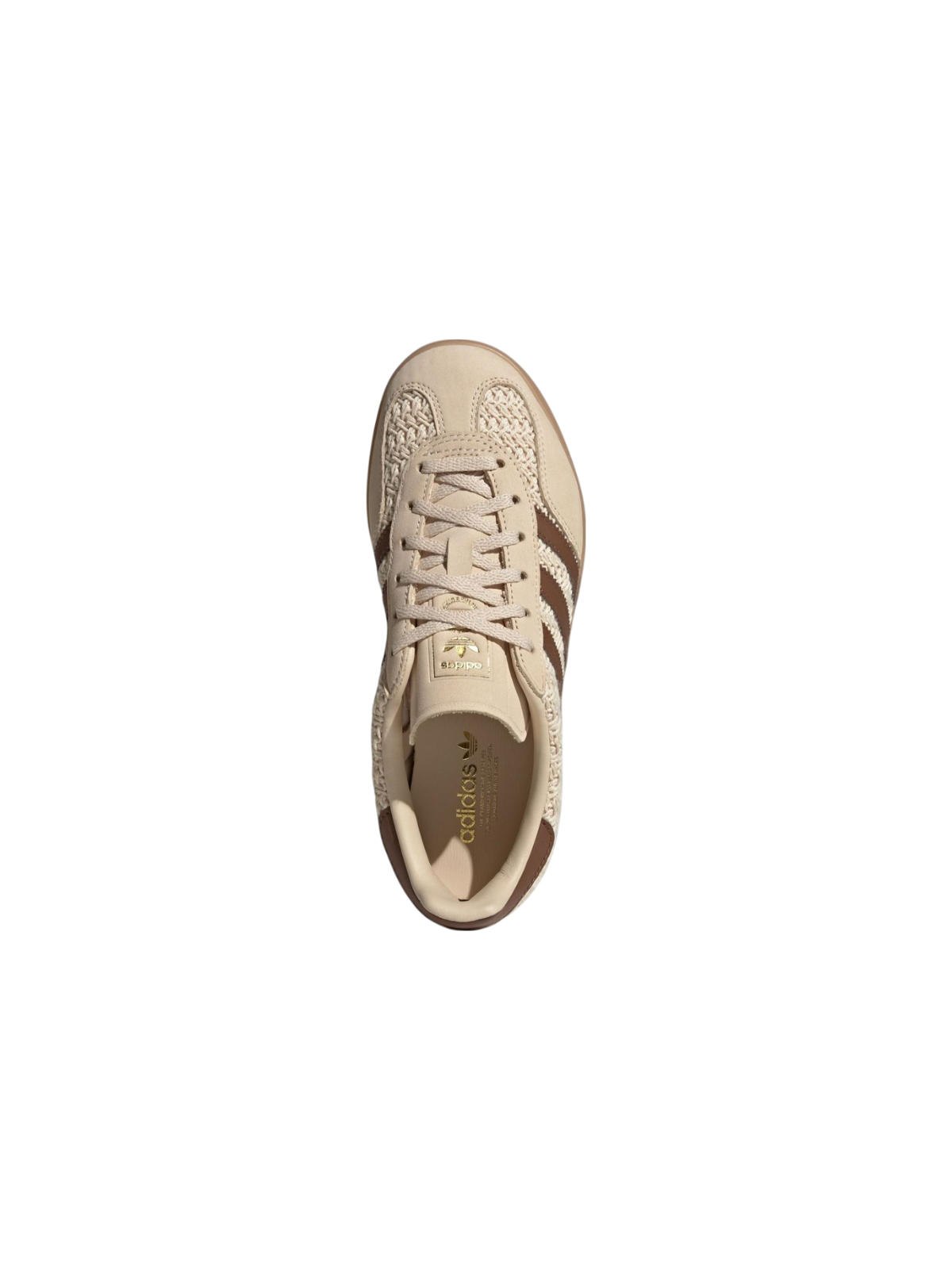 Adidas Originals Women's Tan/Sand Strata Gazelle Indoor Sneakers, JS1418