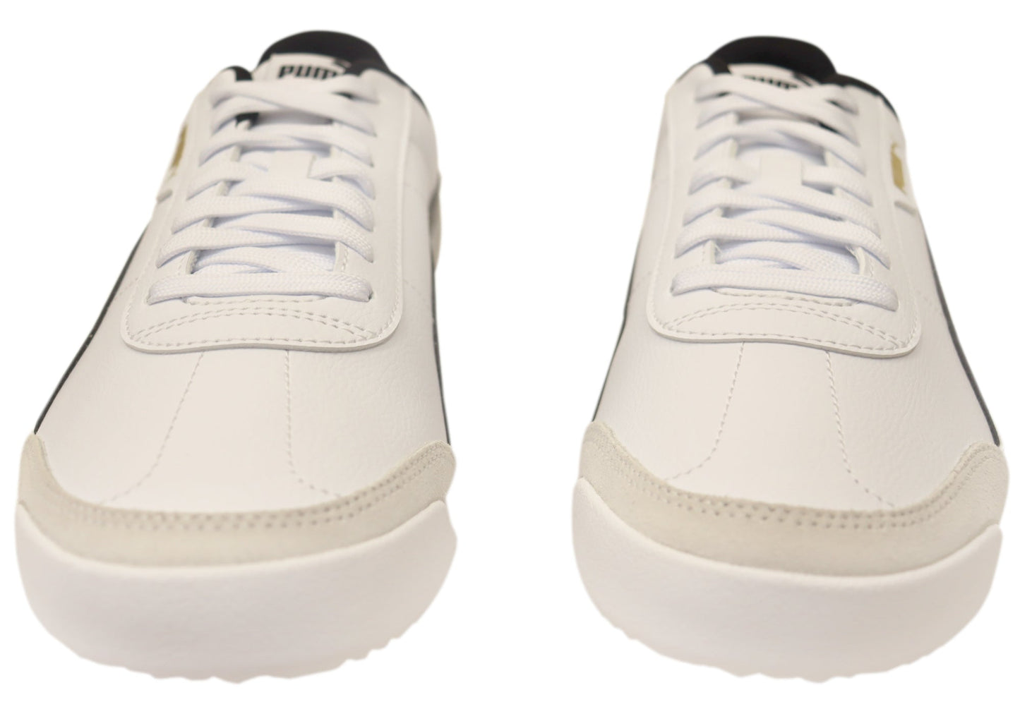 Puma Turino II OG Mens Comfortable Lace Up Casual Shoes White Black