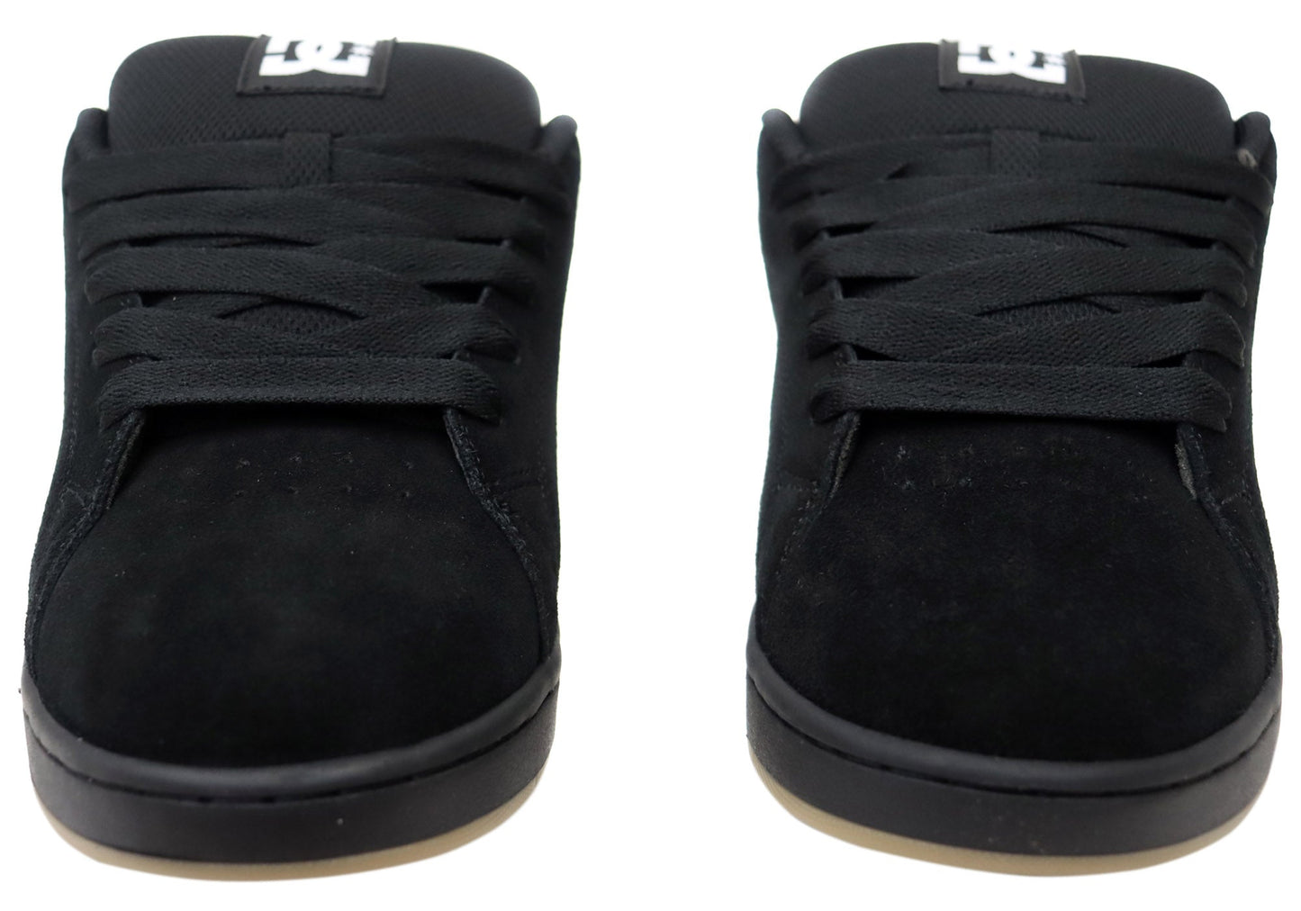 DC Shoes Mens Gaveler SE Comfortable Leather Shoes Black White Gum