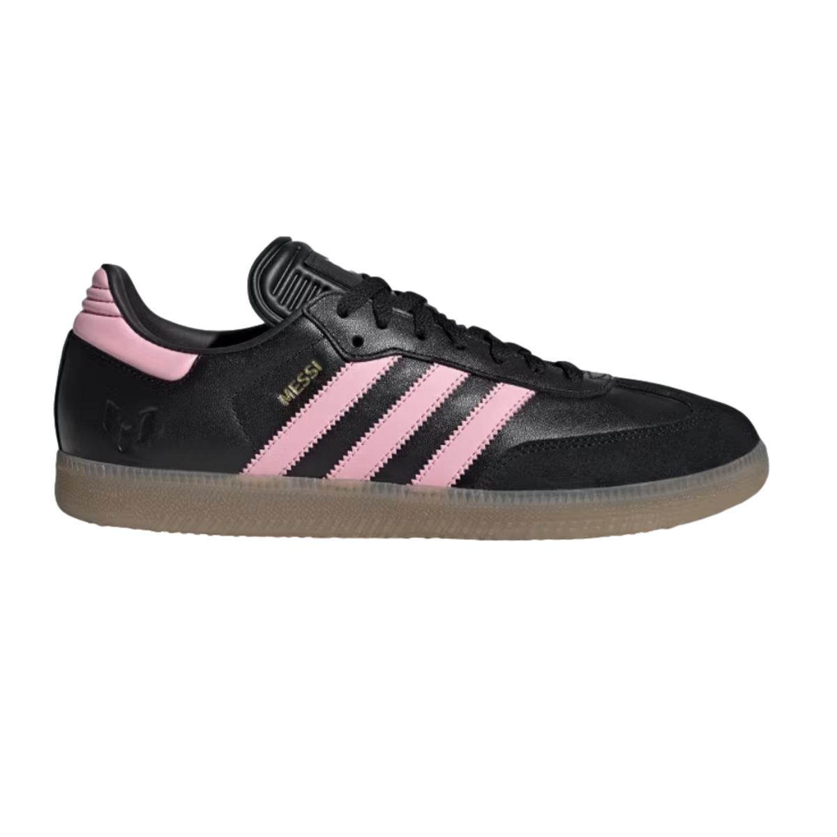 Adidas Originals Men's Black/Pink Messi Samba Sneakers, JP7845