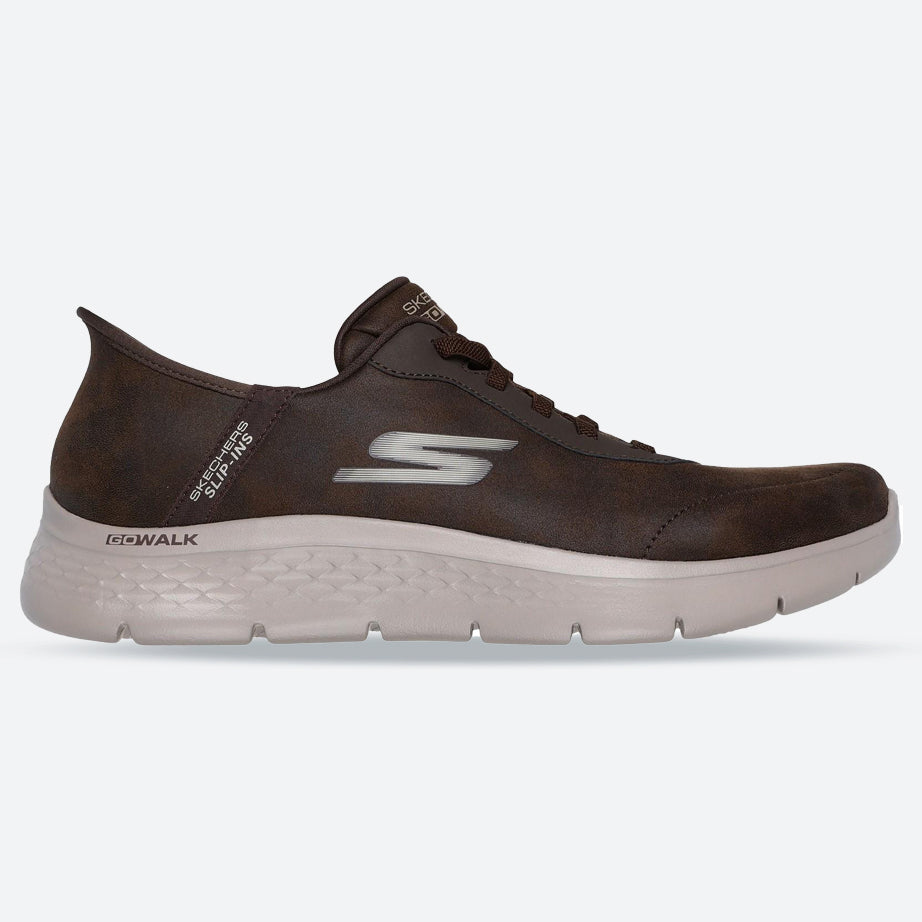 Men's Wide Fit Skechers 216326 Slip-ins Go Walk Flex Smooth Motion Trainers