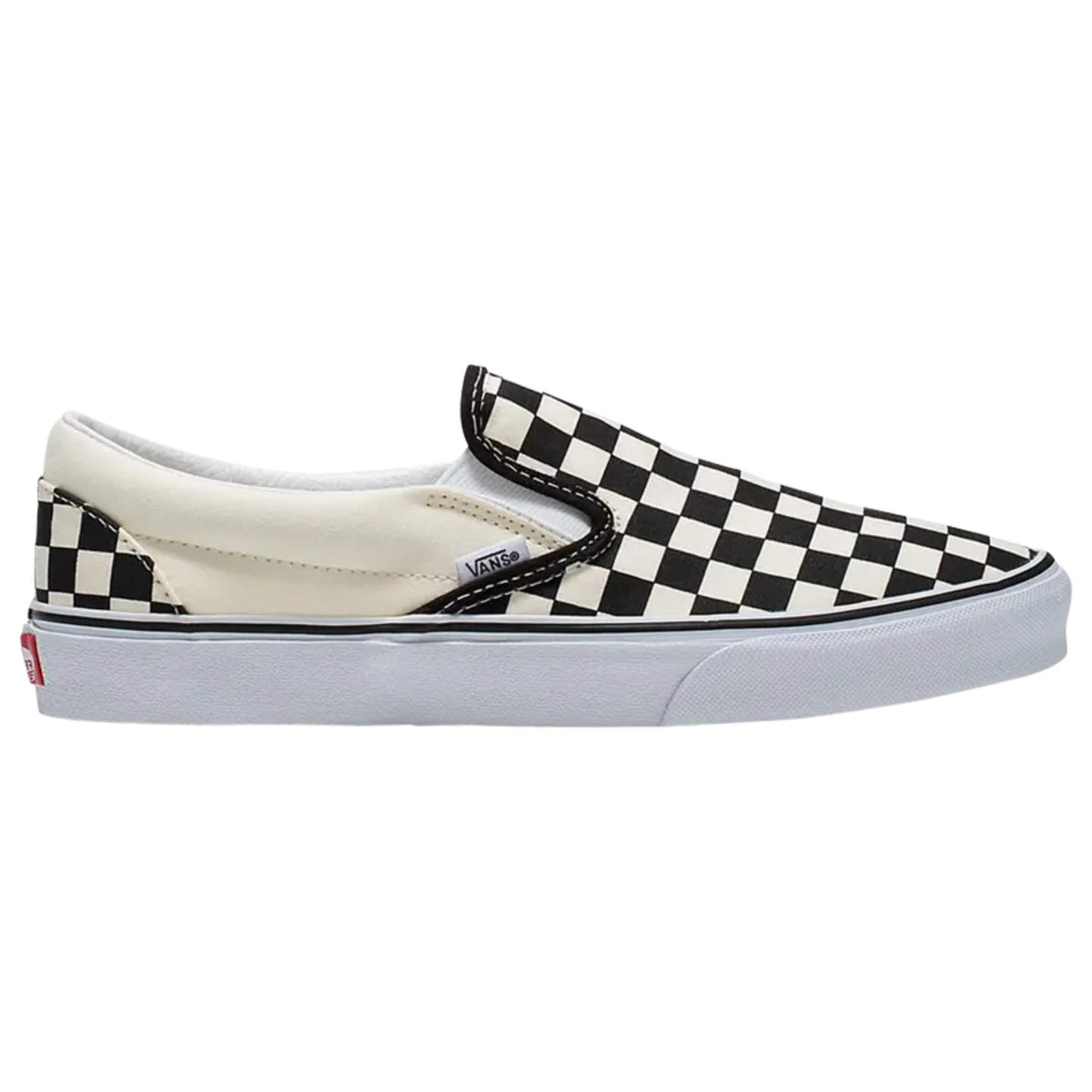 Vans Men's Wide Checkerboard CLASSIC SLIP-ON, VN0A4BHOTYQ