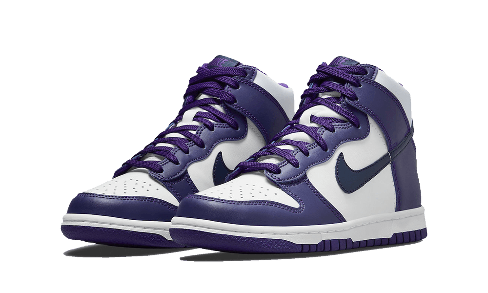 Nike Dunk High Electro Purple Midnight Navy (GS)