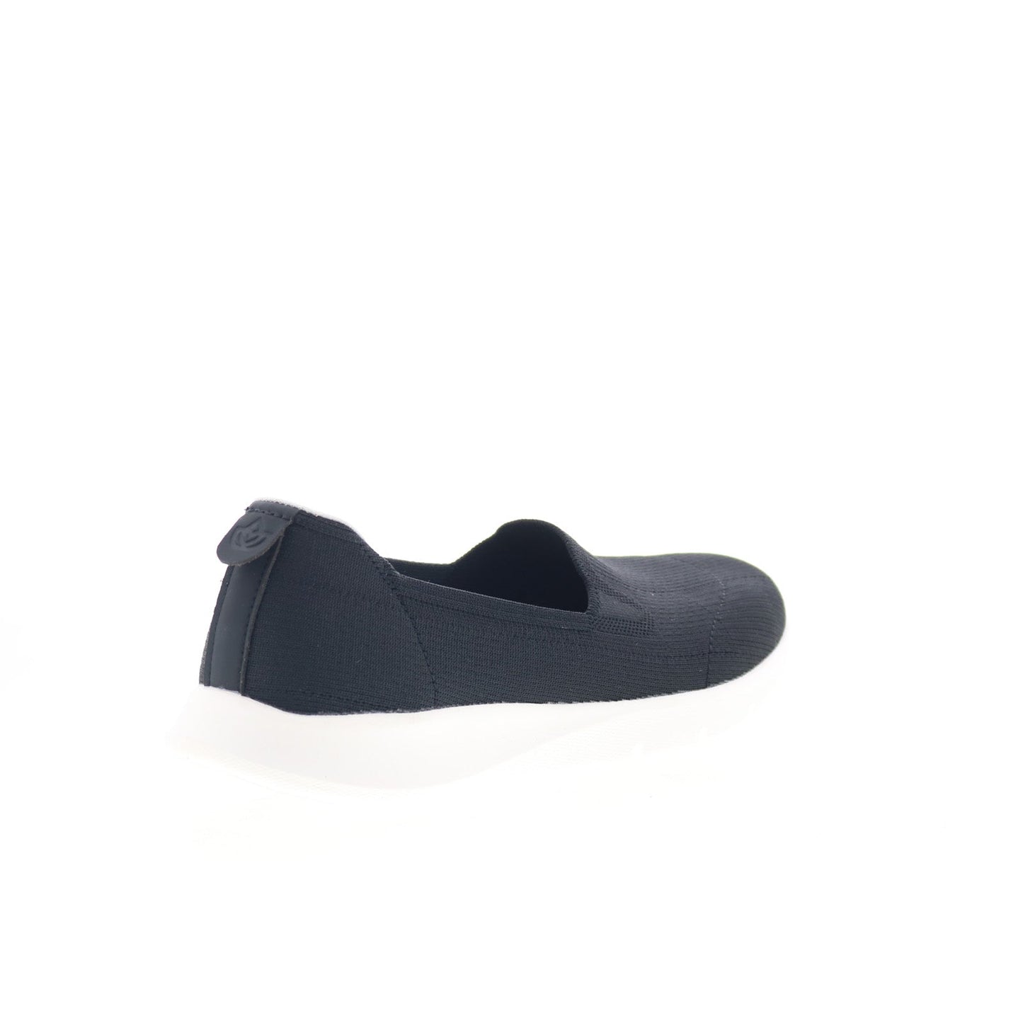 Spenco Comfort Stretch Ease SP1201BLK Womens Black Mesh Loafer Flats Shoes