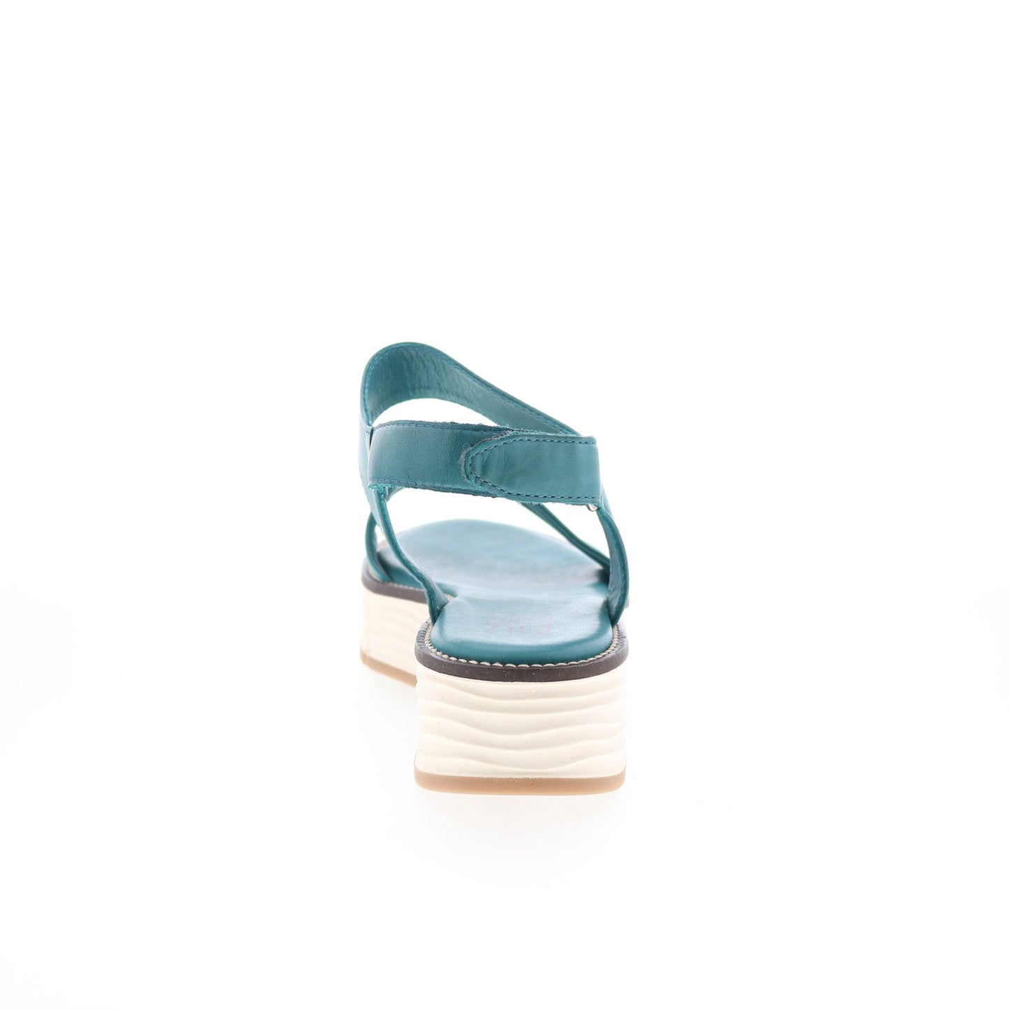 Miz Mooz Vice Womens Blue Leather Strap Slingback Sandals Shoes