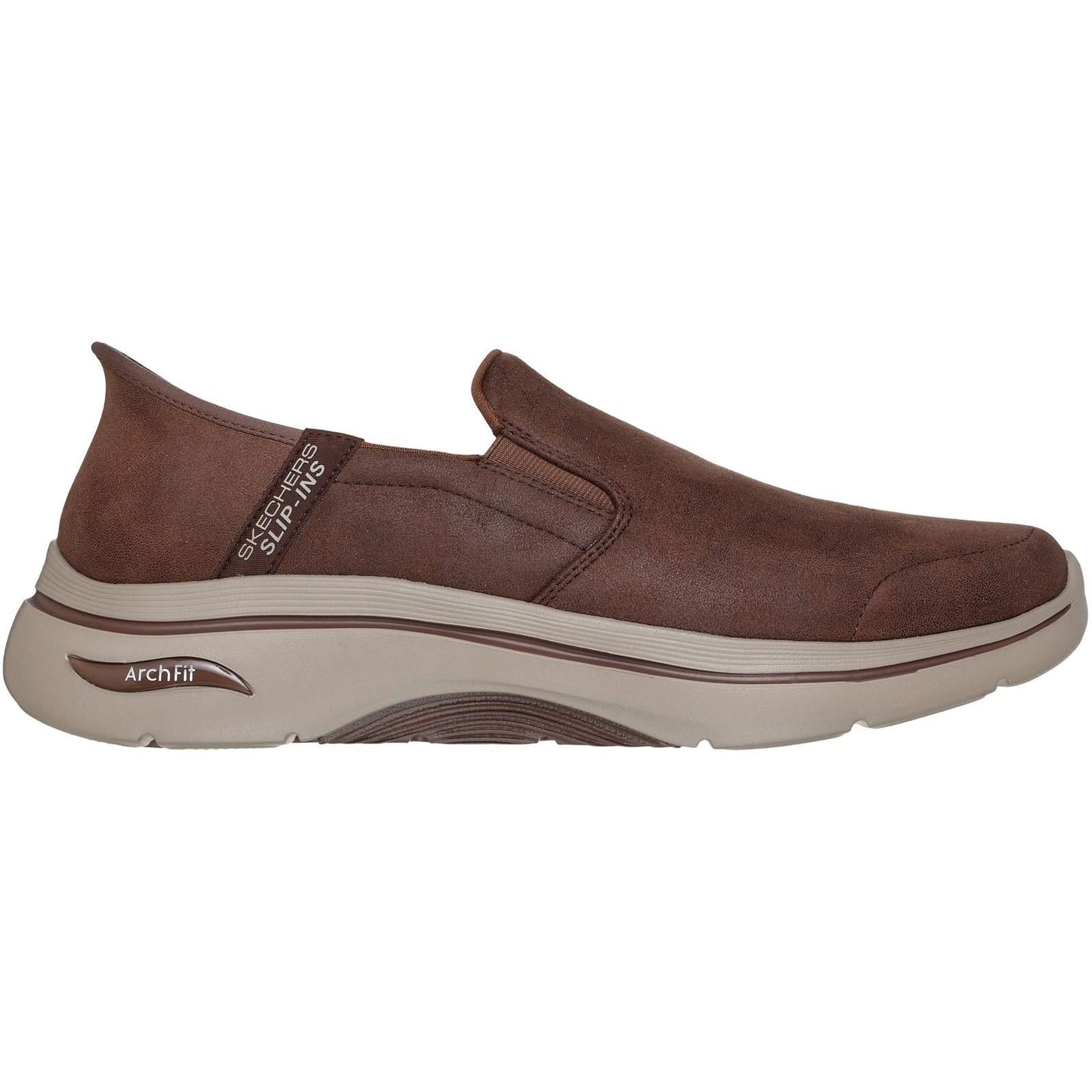 Men's Wide Fit Skechers 216813 Slip-ins Go Walk Arch Fit 2.0 Quest Trainers