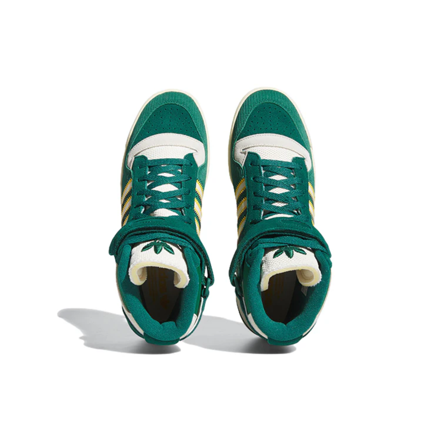 Adidas Men's Green Forum 84 High Sneakers, FZ6301 (No Box)