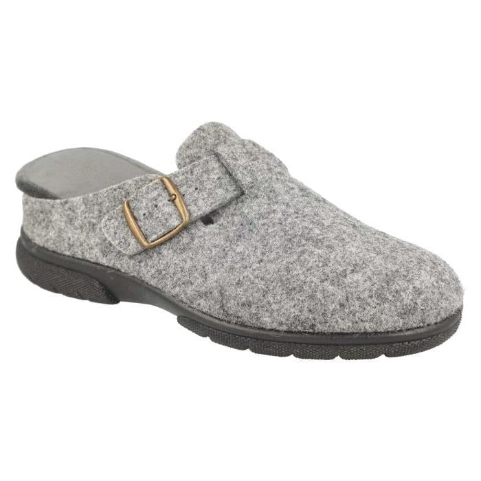 Men's Wide Fit DB Skyfall Mule Buckle Slippers