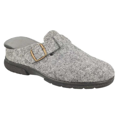 Men's Wide Fit DB Skyfall Mule Buckle Slippers