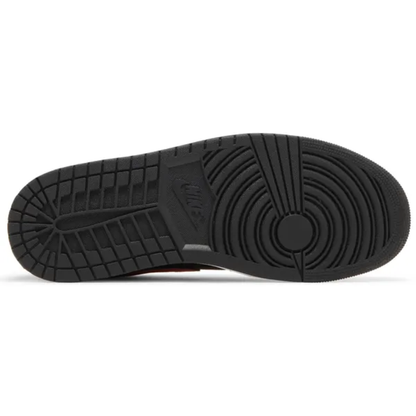 Jordan Men's Black Air Jordan 1 Low 'White Toe' Sneakers, 553558 063