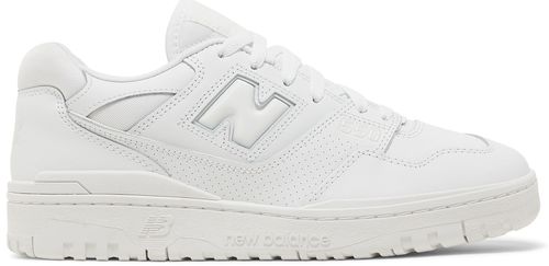 New Balance Men's Sneakers, White / White / White, BB550WWW