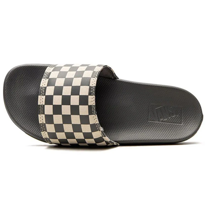Vans Mens Black La Costa Slide-On Checkerboard, VN0A5HF588H