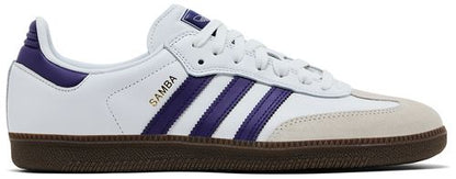 Adidas Originals Men's Purple Samba OG Sneakers, IE6613