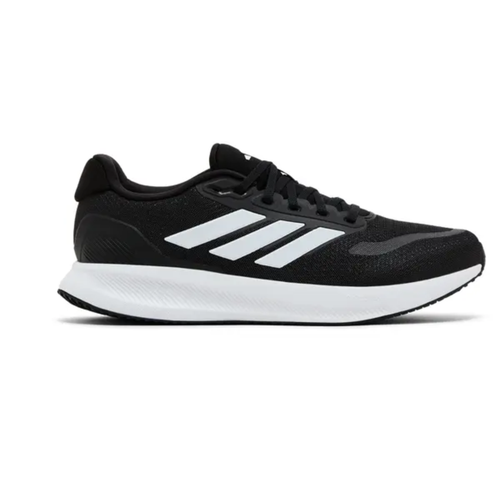 Adidas Men's Black/ White Runfalcon 5 Wide Running Shoes, IE0552