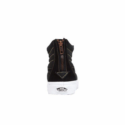 Vans Mens Black Premium Leather Sk8-Hi Reissue Zip, VN0A33T9MXK