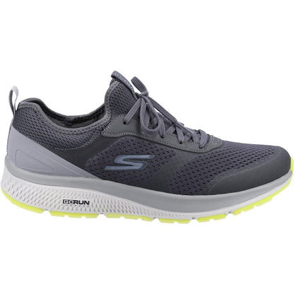 Men's Wide Fit Skechers 220102 GOrun Consistent Trainers - Charcoal/Lime