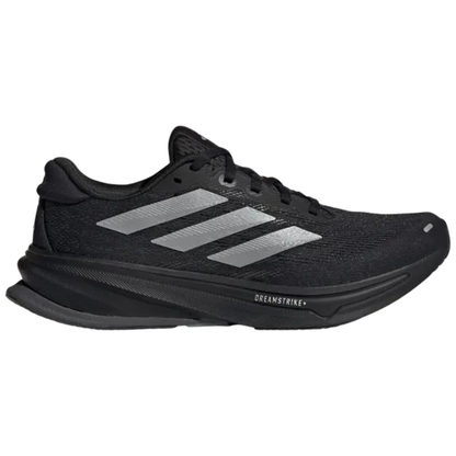Adidas Womens Black Supernova Rise 2 'Core Black Silver' Sneakers, JQ7697