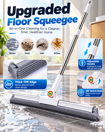 Wet & Dry Floor Squeegee Mop