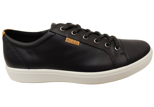 ECCO Mens Soft 7 Comfortable Leather Casual Lace Up Sneakers Shoes