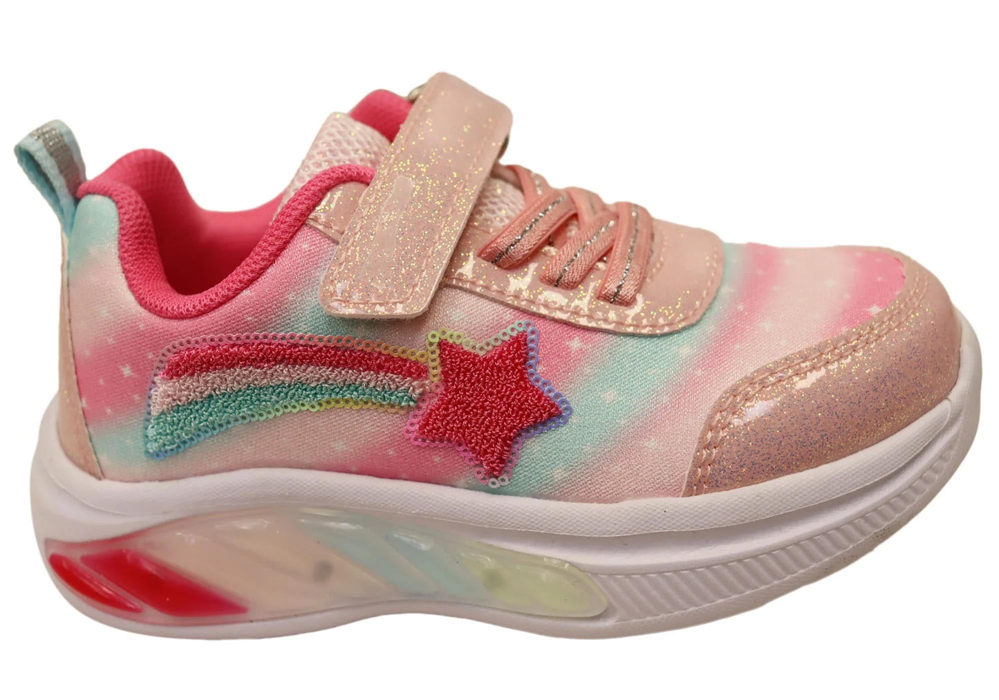 Koala Lights Kids Girls Starr Comfortable Light Up Shoes