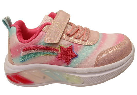 Koala Lights Kids Girls Starr Comfortable Light Up Shoes