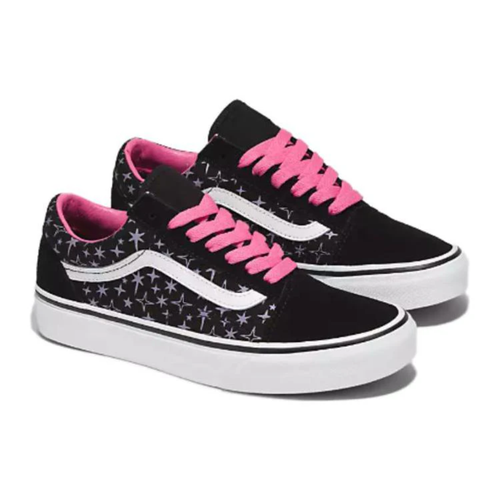Vans Mens 'Black Pink'Old Skool Shoes, VN000CP5448