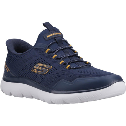 Men's Wide Fit Skechers 233045 Slip-ins Summits Top Rate Trainers