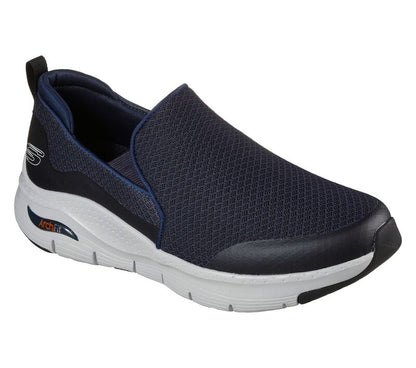 Mens Wide Fit Skechers SK232043WW Arch Fit Banlin Walking Trainers