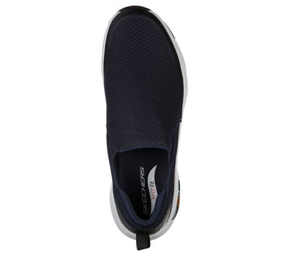 Mens Wide Fit Skechers SK232043WW Arch Fit Banlin Walking Trainers