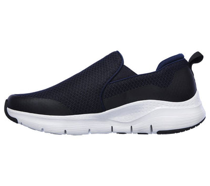 Mens Wide Fit Skechers SK232043WW Arch Fit Banlin Walking Trainers