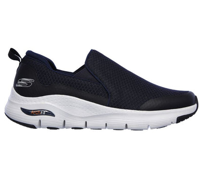 Mens Wide Fit Skechers SK232043WW Arch Fit Banlin Walking Trainers