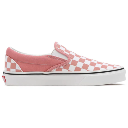 Vans Mens Pink Classic Slip on Shoes, VN000XG8B01