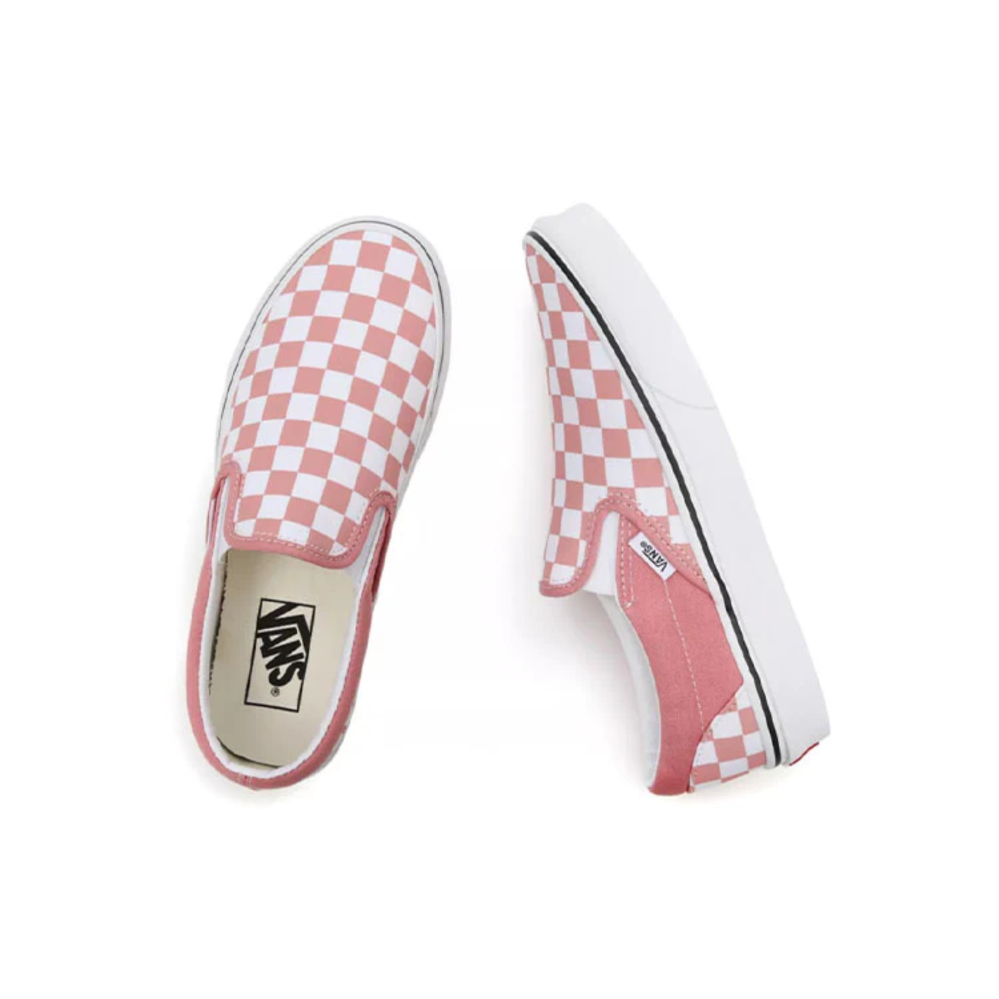 Vans Mens Pink Classic Slip on Shoes, VN000XG8B01