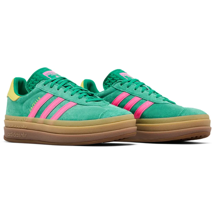 Adidas Womens Green Wmns Gazelle Bold, JH9668