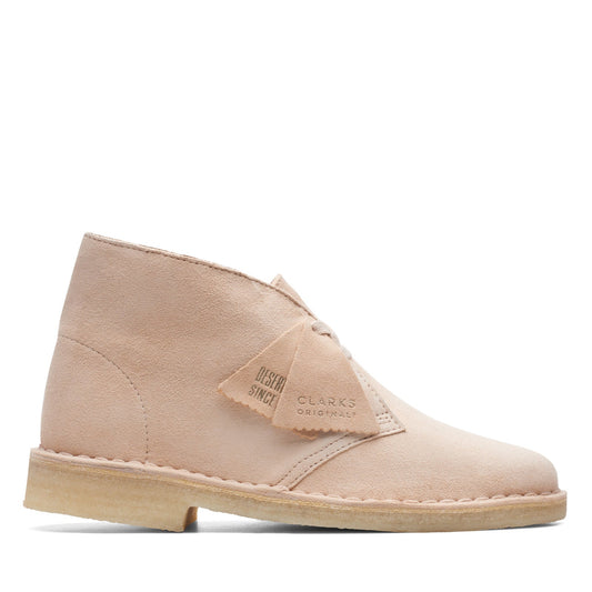 Clarks Desert Boot 26165814 Womens Beige Suede Lace Up Chukkas Boots