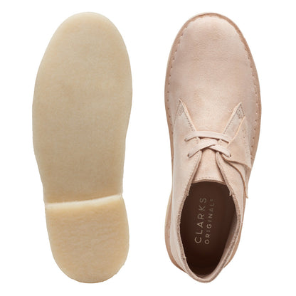 Clarks Desert Boot 26165814 Womens Beige Suede Lace Up Chukkas Boots
