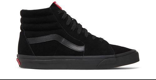 Vans Men's SK8 Hi Suede Shoes, Black, VN000D5IBKA