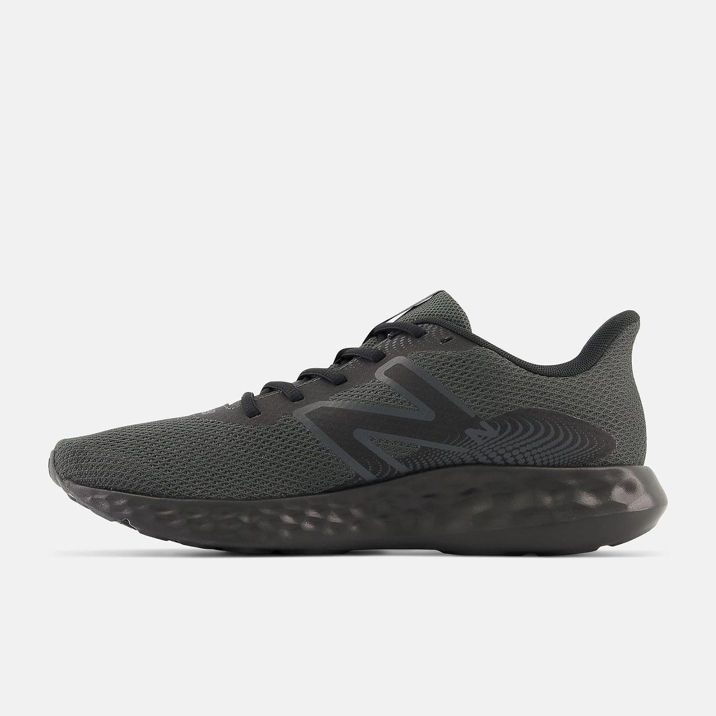 Men's Wide Fit New Balance M411LK3 Walking and Running Trainers - Black
