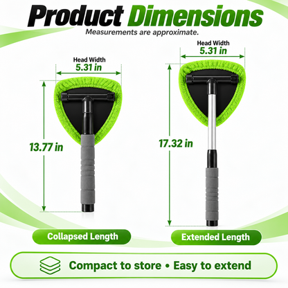 9-Piece Windshield Cleaning Kit – Extendable Car Window Cleaner for a Streak-Free Shine 🚗✨