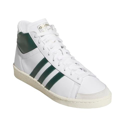 Adidas Mens White Jabbar High Sneakers, JI3444