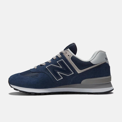 Men's Wide Fit New Balance ML574EVN Walking/Running Trainers - Exclusive - Navy ENCAP