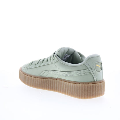 Puma Creeper Phatty Nubuck Womens Green Lifestyle Sneakers Shoes