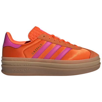 Adidas Originals Women's Orange/Fuchsia Gazelle Bold Shoes, JI2703 (No Box)