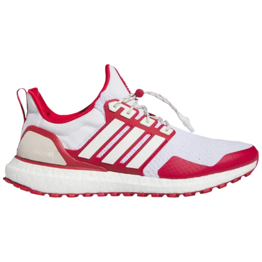 Adidas Men's White/Red UltraBoost 1.0 Sneakers, IG5880 (No Box)