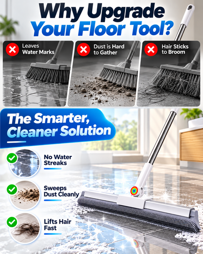 Wet & Dry Floor Squeegee Mop