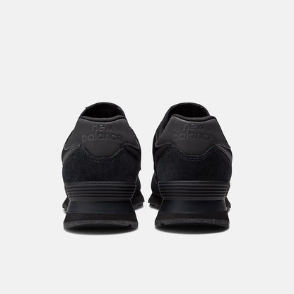 Men's Wide Fit New Balance ML574EVE Walking/Running Trainers - Exclusive - Black