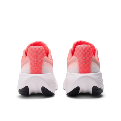 New Balance Women's Orange/White Fresh Foam X 1080v14 Wide Sneakers, W1080X14-B