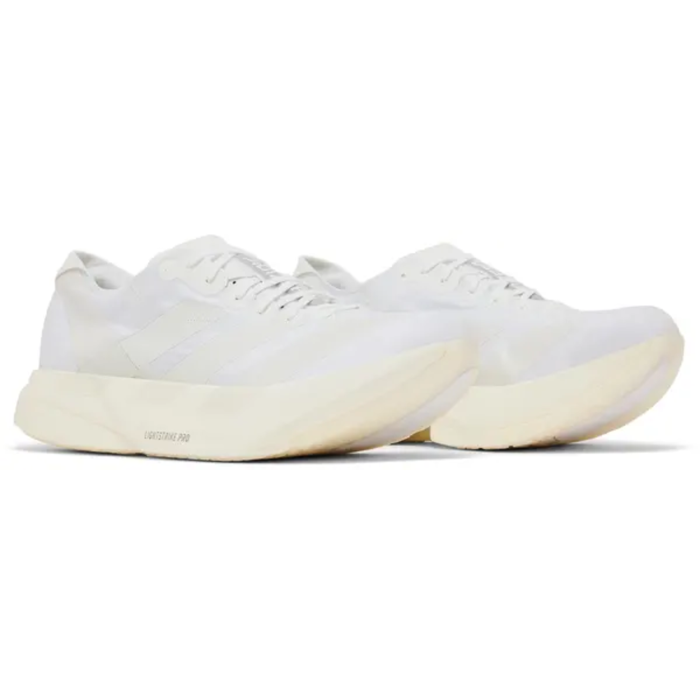 Adidas Men's White Adizero Adios Pro 4 Sneakers, JR6366 (No Box)